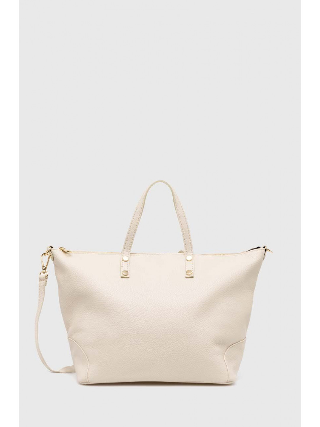 Kožená kabelka Answear LAB béžová barva